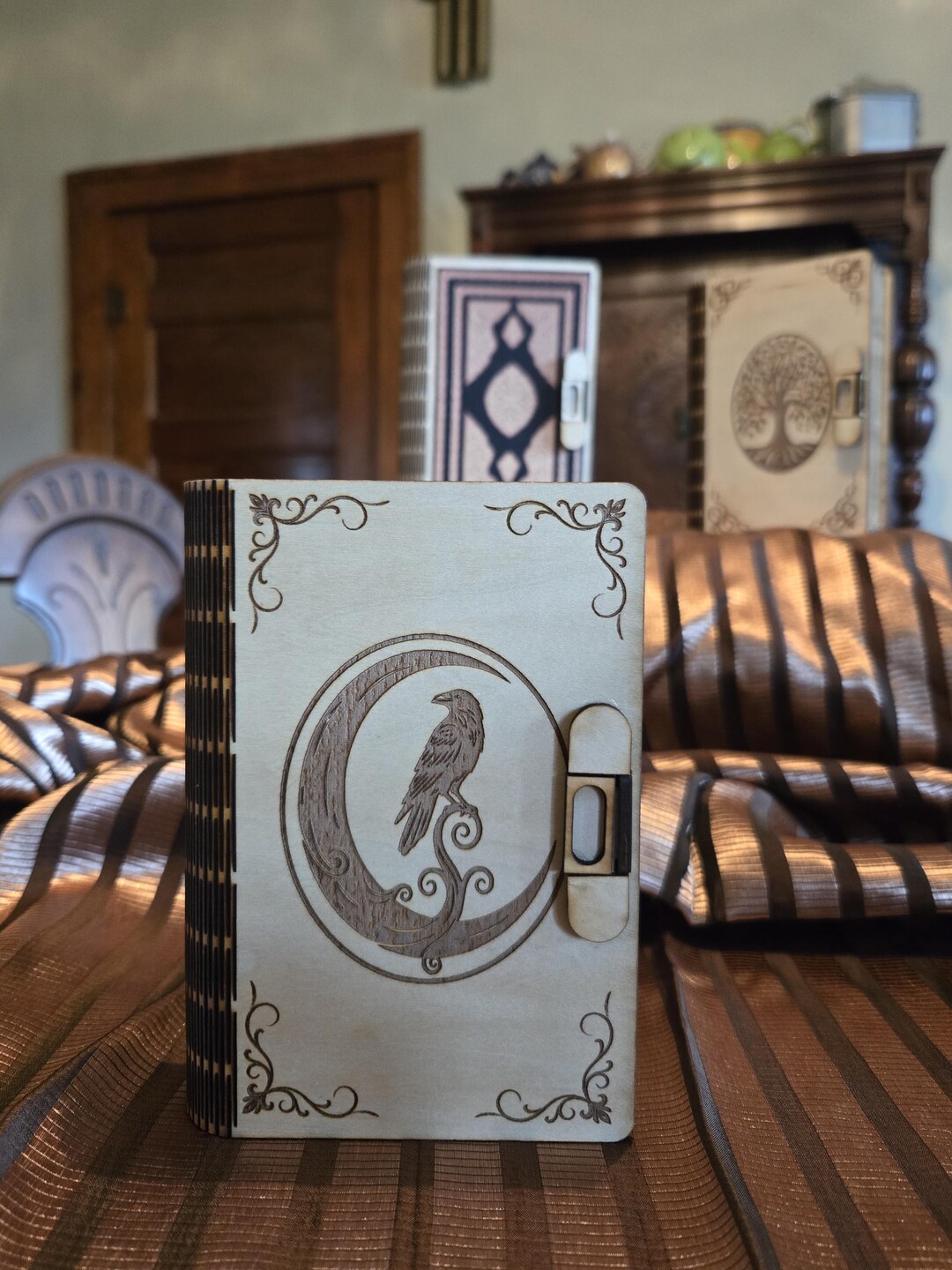 Handmade Laser Cut Book Box With Living Hinge - Etsy