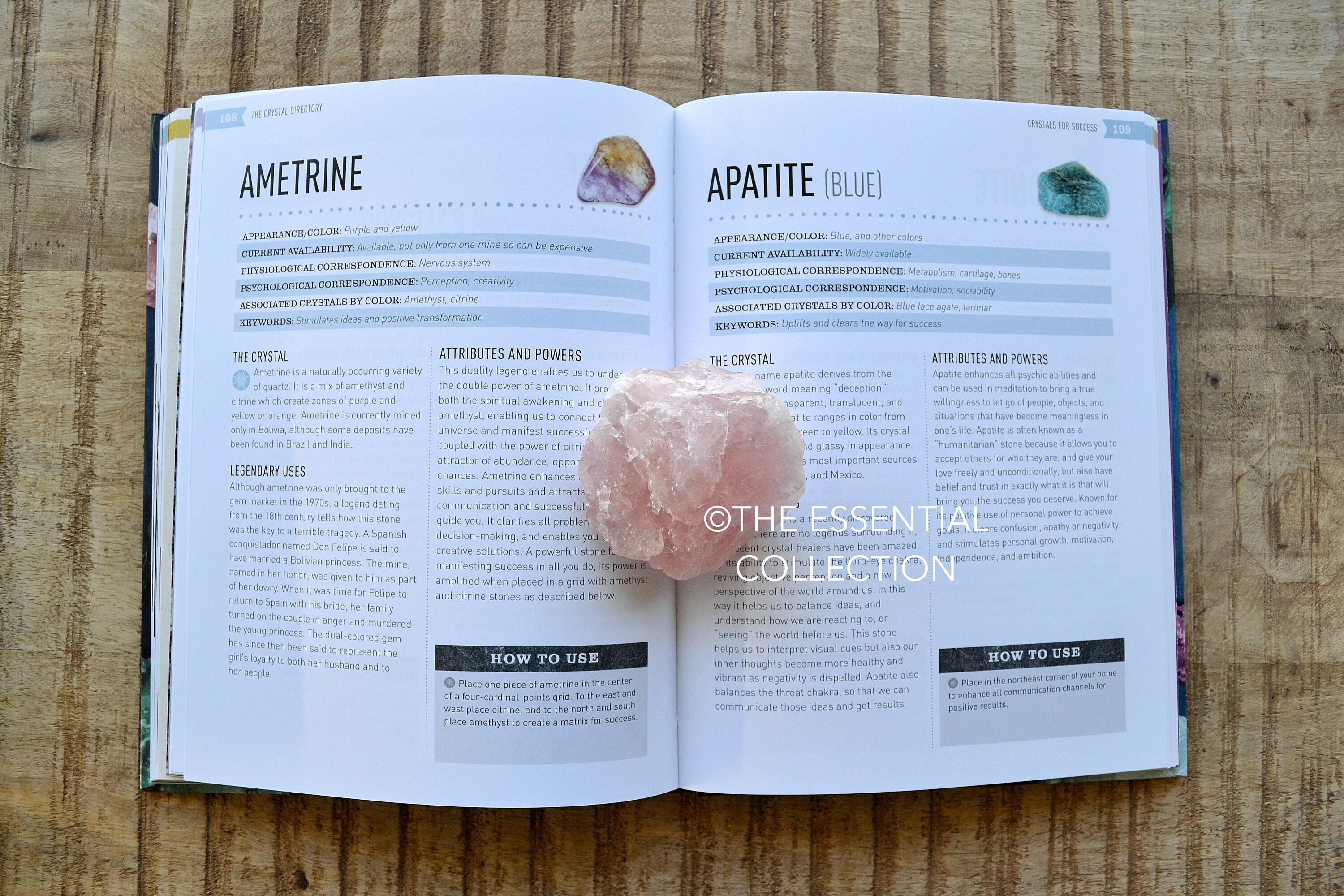 THE CRYSTAL DIRECTORY Hardcover Book Sarah Bartlett Etsy