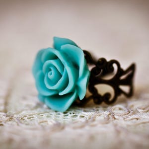 Resin Rose Ring