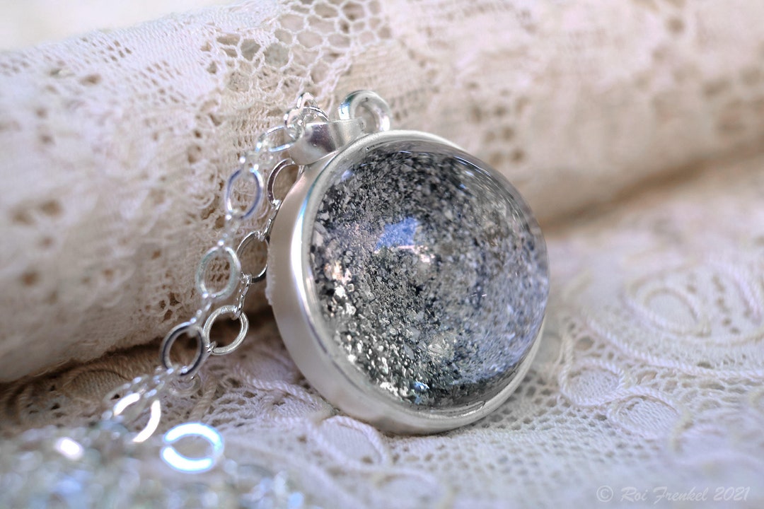 South Africa Ash Infused Necklace Cremation Ashes Necklace