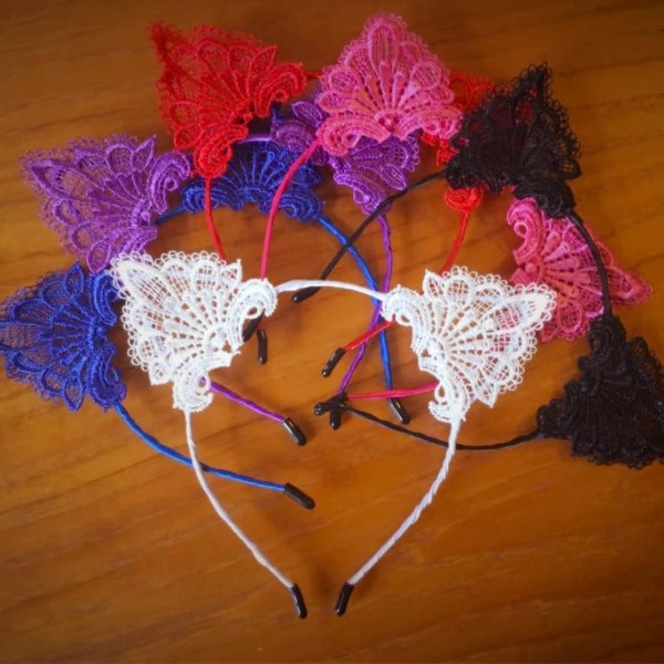 Lace Cat Ears Etsy Canada