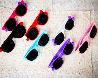 Colorful Flower Sunglasses