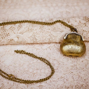Money Coin Purse Locket