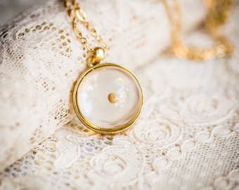 Mustard Seed Necklace in Orb