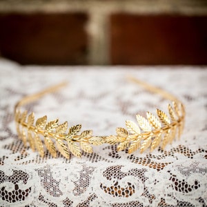 The Athena Headband (Leaves, Greek Goddess)