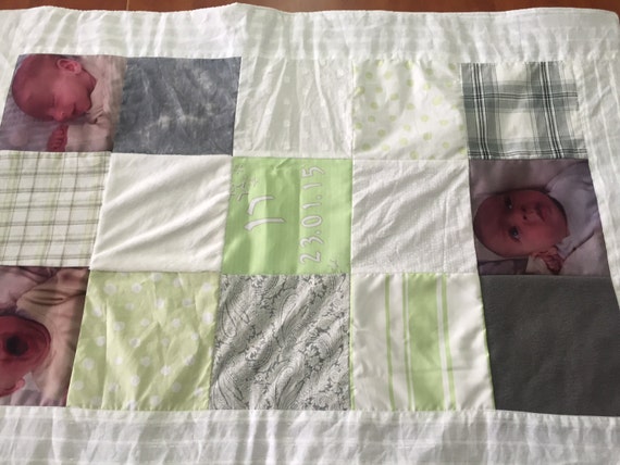 Crib Photo Blanket Baby Photo Quilt Custom Crib Photo Quilt Etsy Crib Photo Blanket Baby Photo Quilt Custom Crib Photo Quilt Etsy