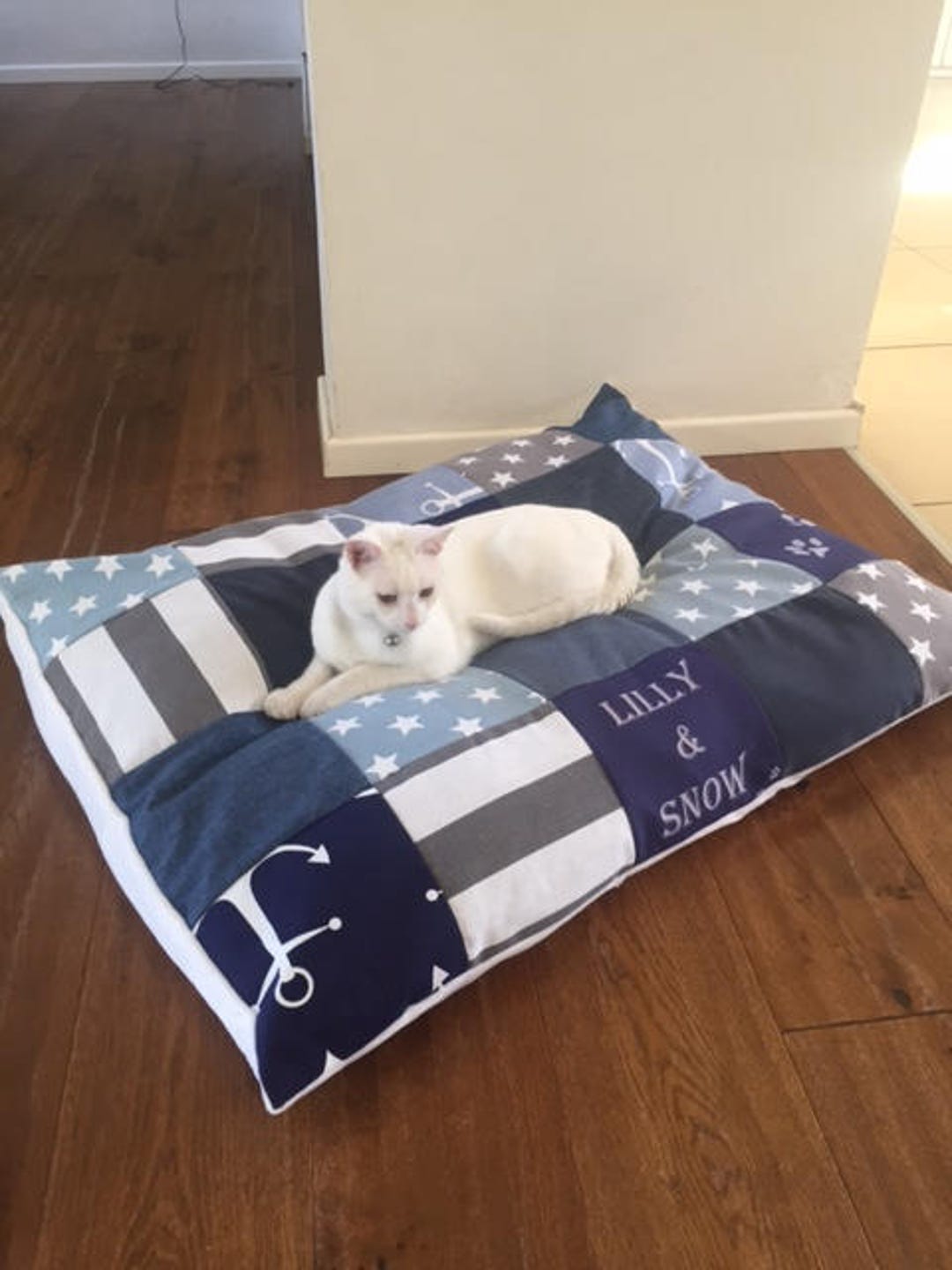 Dog Bed Cat Bed Personalized Dog Pillow Pet Bed Cover Etsy Canada