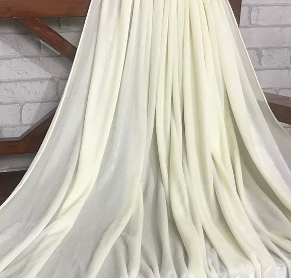 ivory velvet dress