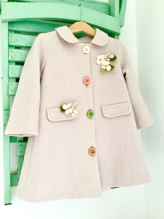 Cappotto Rosa Bambina Cappottino Bimba Giacca Bambina Etsy