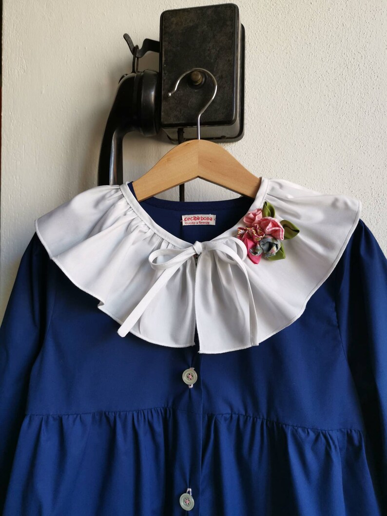 cotton school pinafore