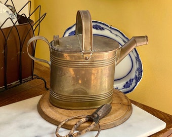 The Best English Brass Watering Can       Vintage Treasure for the Gardener in your Life