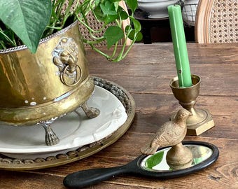 Vintage Hand Frisiertisch Spiegel Solche Tolle Patina