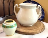 Ironstone Sugar Bowl Farmhouse MUST HAVE