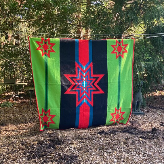 Vintage Pendleton Woolen Mills Beaver State Sioux Star Wool