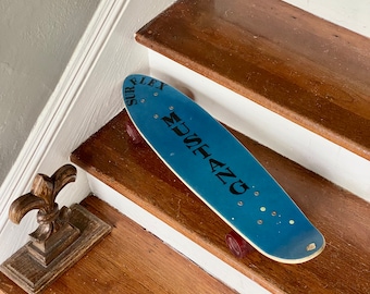 Fabulous Blue Surflex Mustang Skateboard      Vintage Beauty