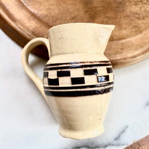 Gorgeous Antique Mochaware Creamer       European Beauty!!