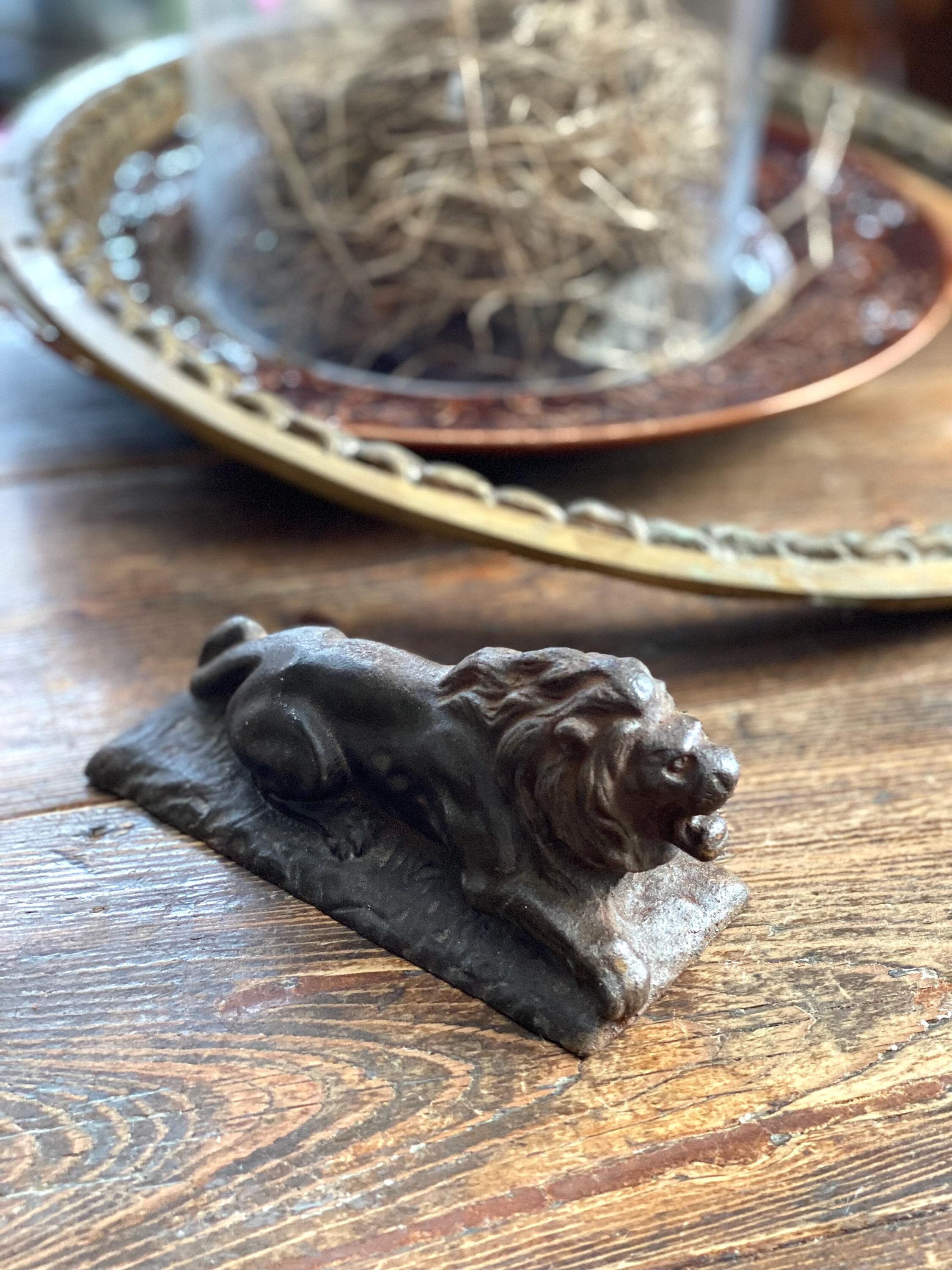 Cast iron lion - Etsy 日本