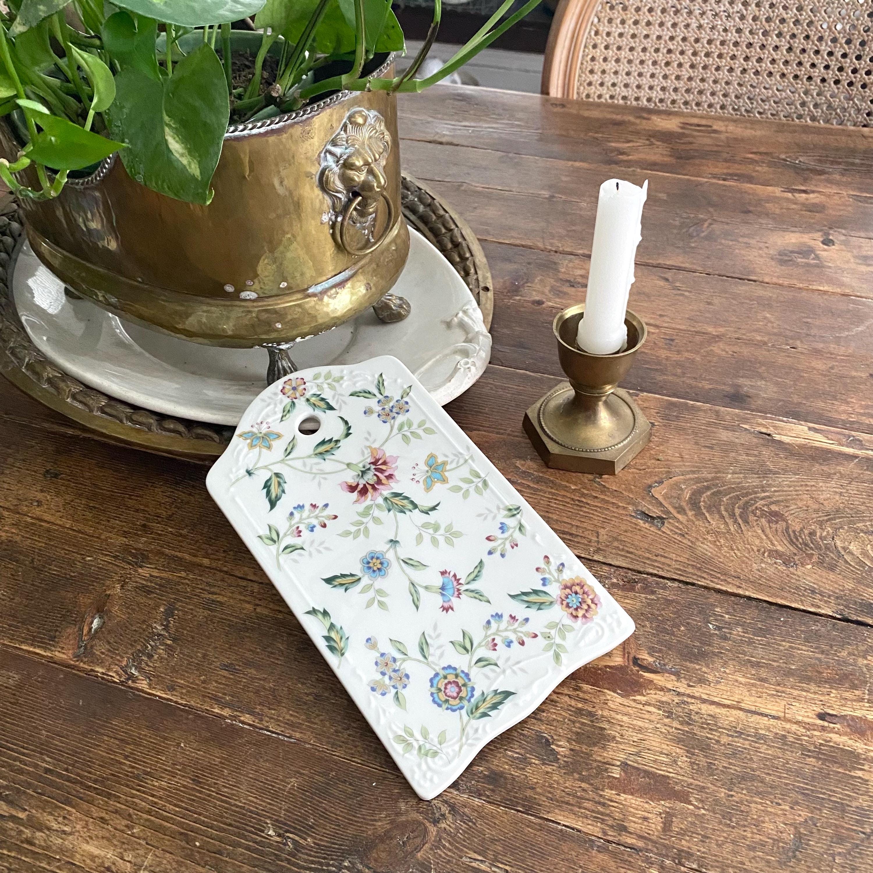 Vintage Andrea by Sadek Floral Cheese Board - Etsy