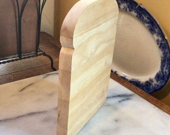 Fun Handmade Toast Cutting or Cheese Board