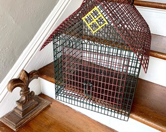 Vintage Wire Bird Cage