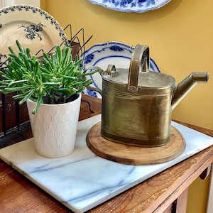 English Brass Watering Can       Vintage Treasure for the Gardener in your Life