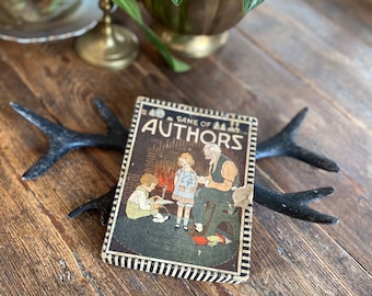FUN Set Game of Authors Cards in Box    Perfect Shelfie for your Home Library or Makes a Wonderful Gift for a Bibliophile!
