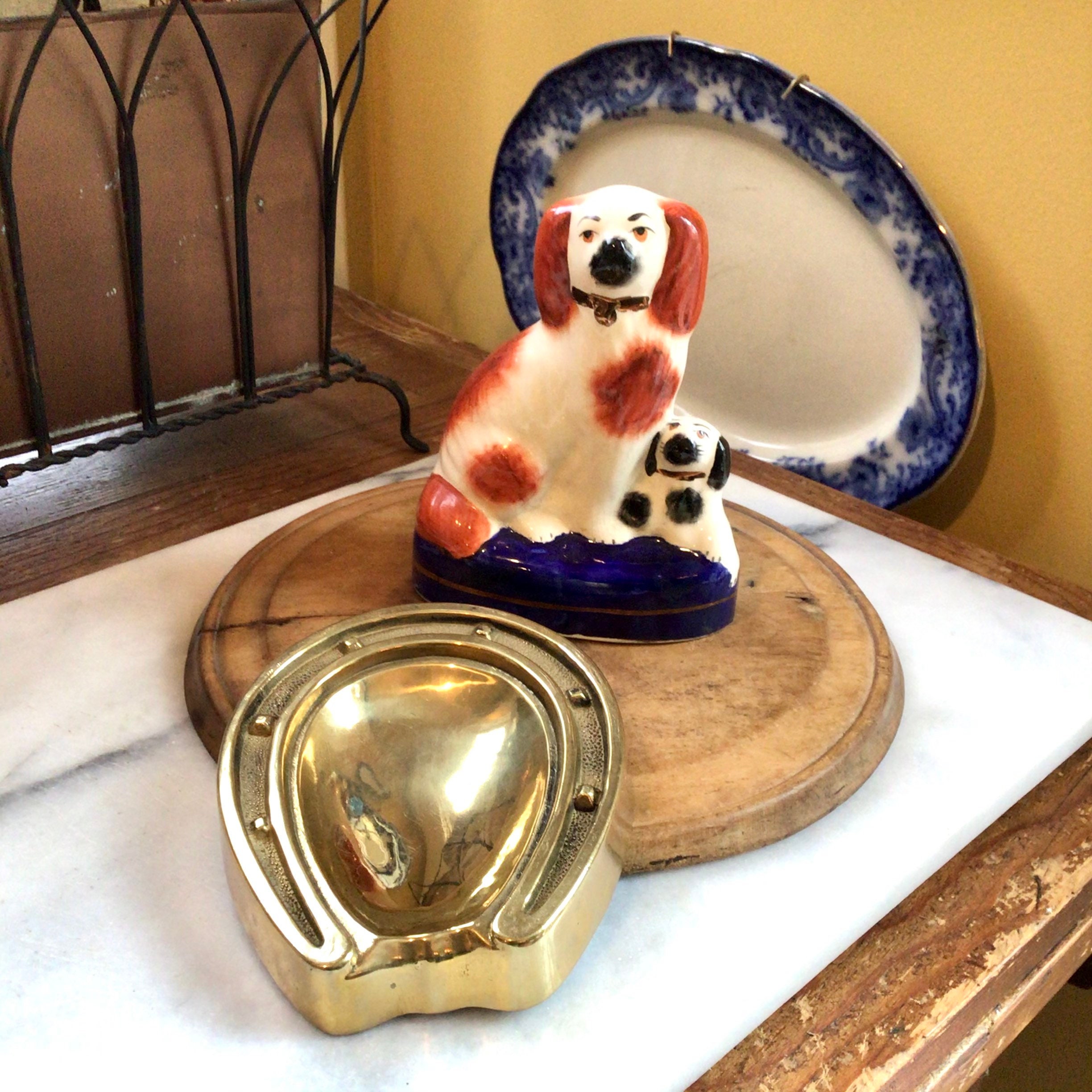 Brass Horseshoe Trinket Dish Etsy