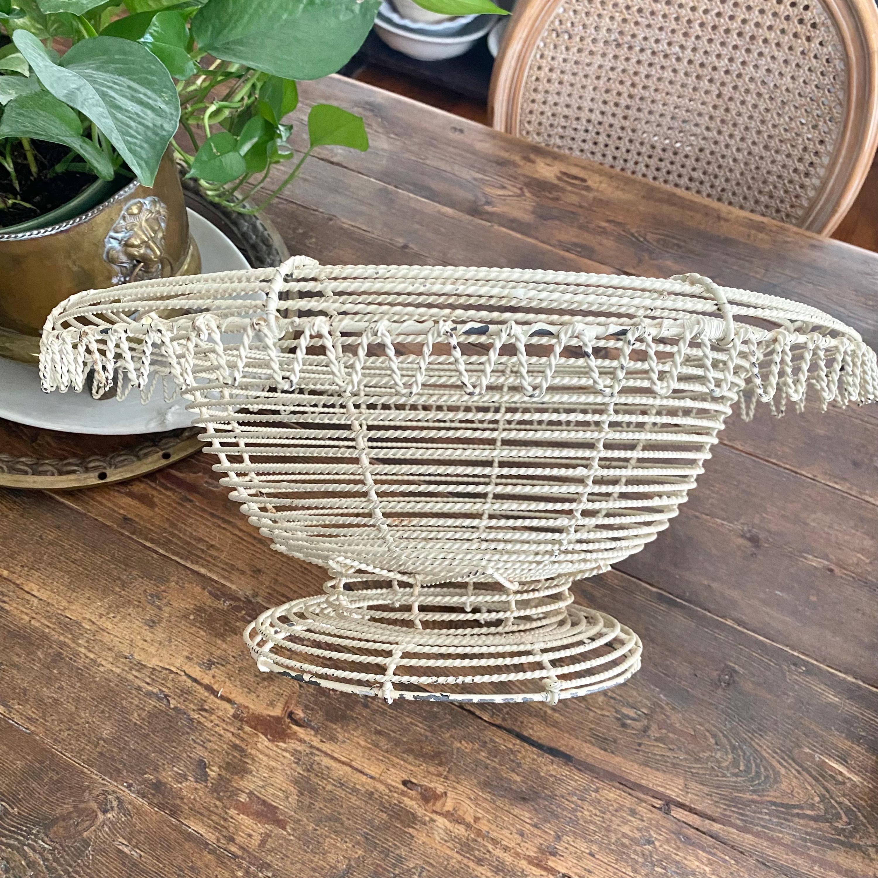 Antique Wire Planter - Etsy