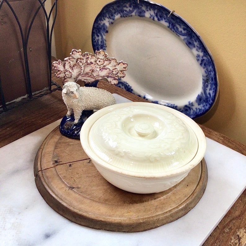 Covered Ironstone Inspired OVEN SERVE Dish Antique Etsy