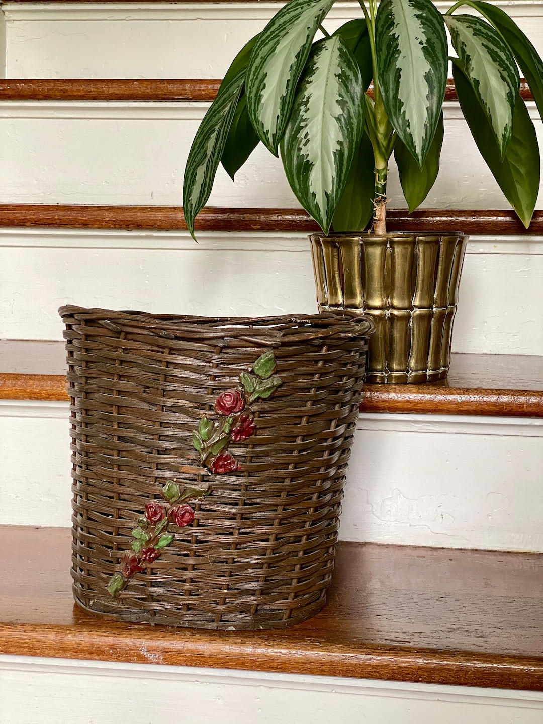 美術品・アンティーク・コレクション ヴィンテージ 花柄