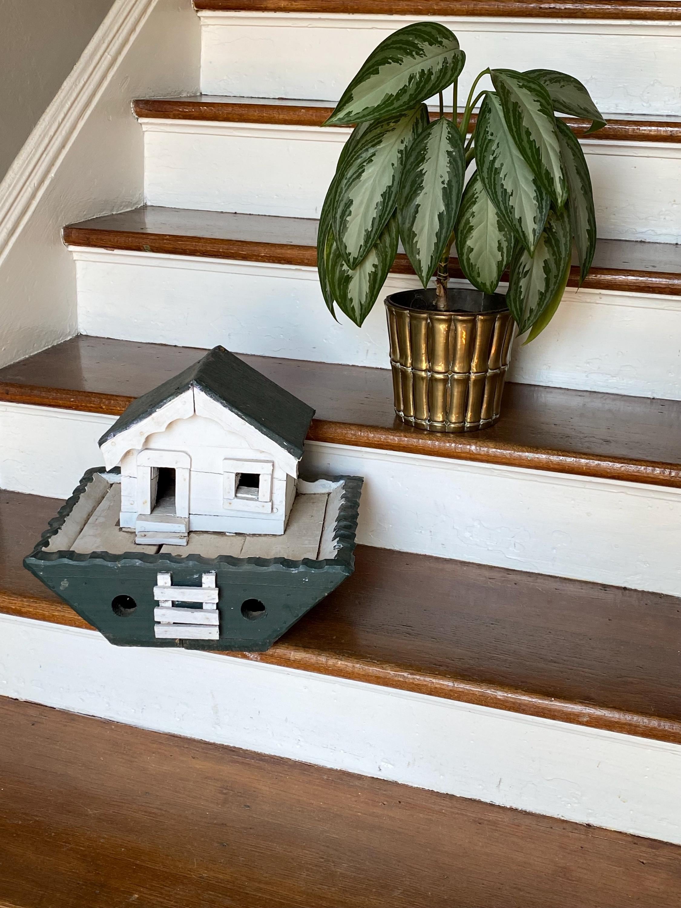あいいろ ③Boat House ボートハウス 当時物 Folk Art Bird House Birdhouse Houseboat - Etsy Canada