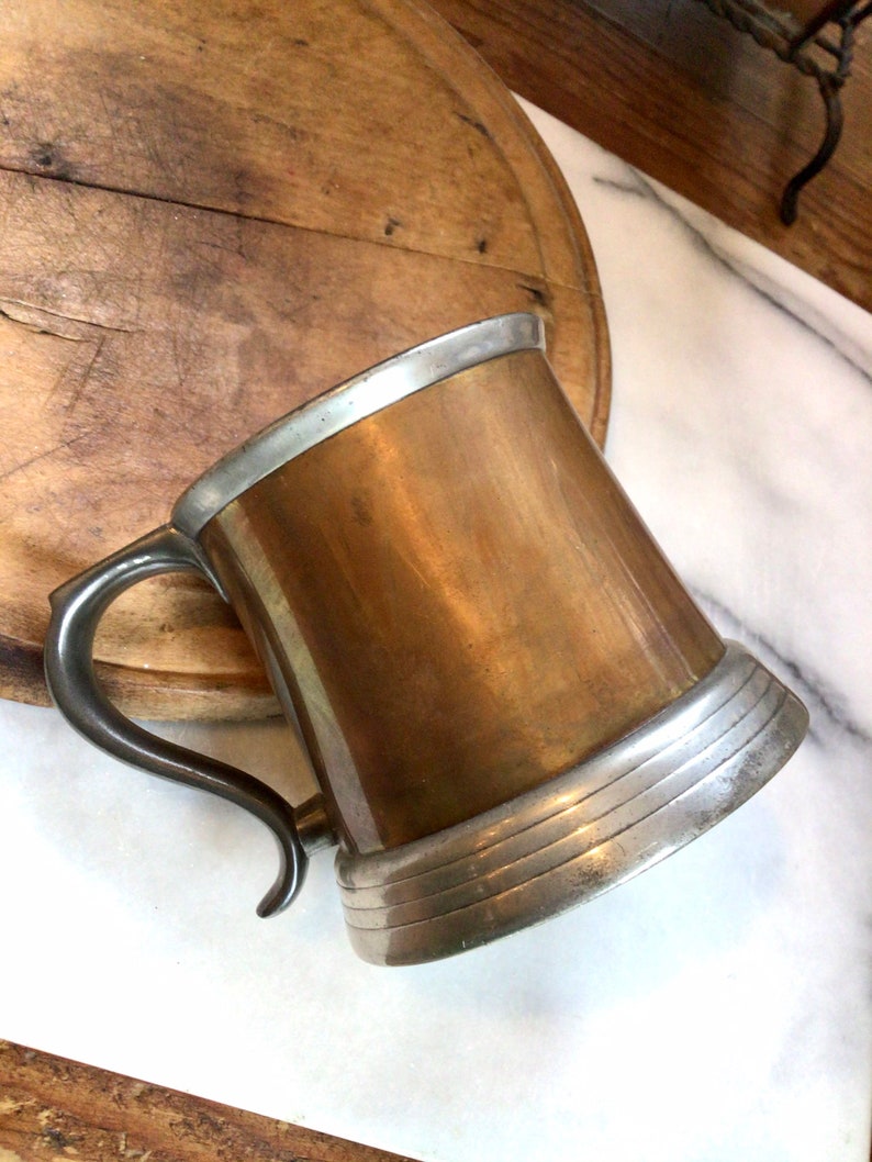 Copper /& Pewter Mug Would be a Terrific Shaving Mug!
