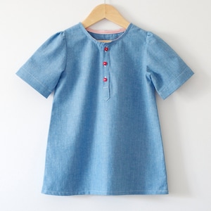 Girl's Dress Pdf Sewing Pattern. the Little Camper Dress. 2 Sleeve ...