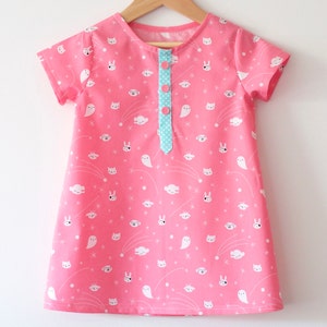 Girl's Dress Pdf Sewing Pattern. the Little Camper Dress. 2 Sleeve ...