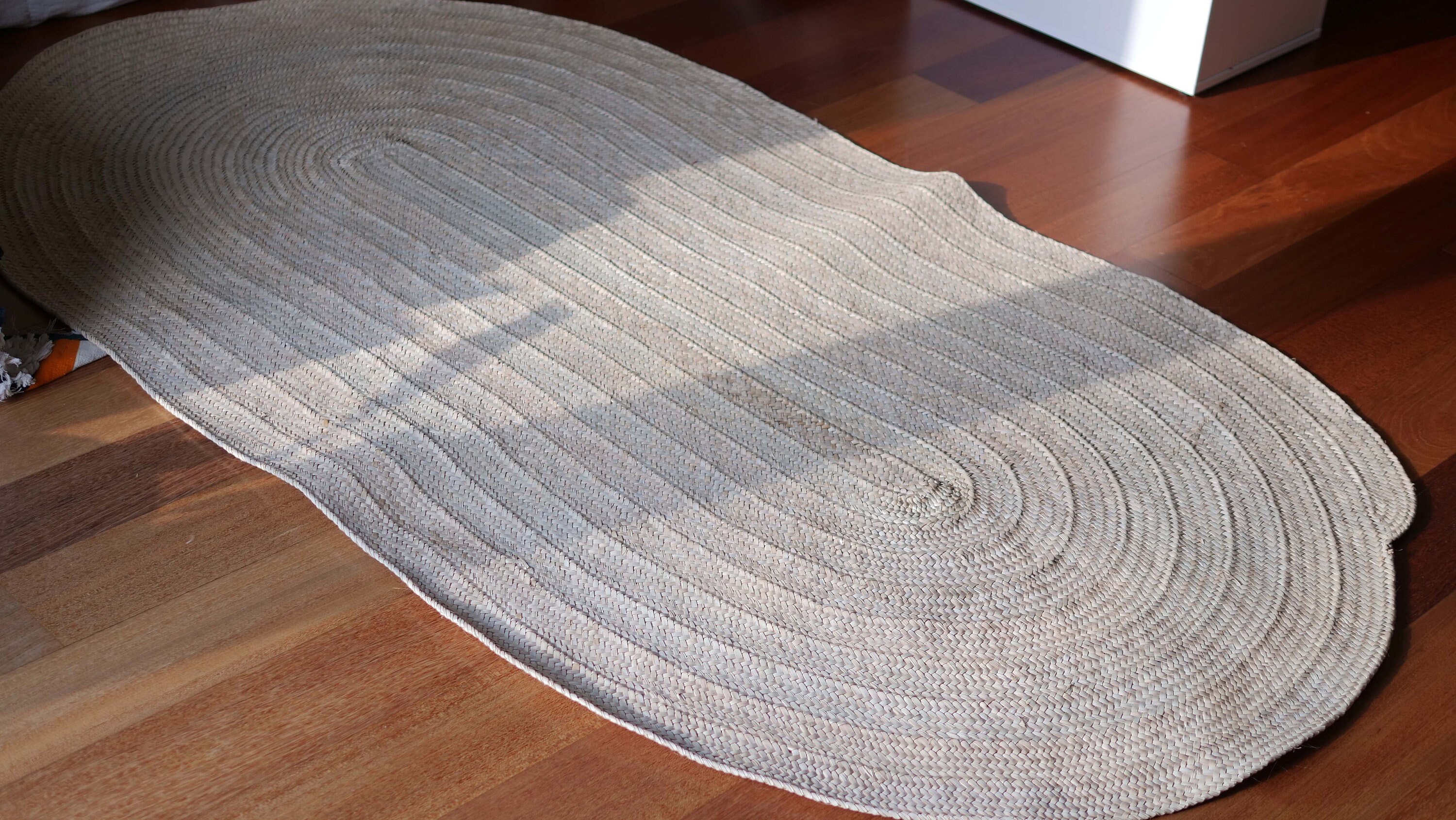 African Straw Rug Braided/Woven. Huge 210x115cm. Unusual Etsy