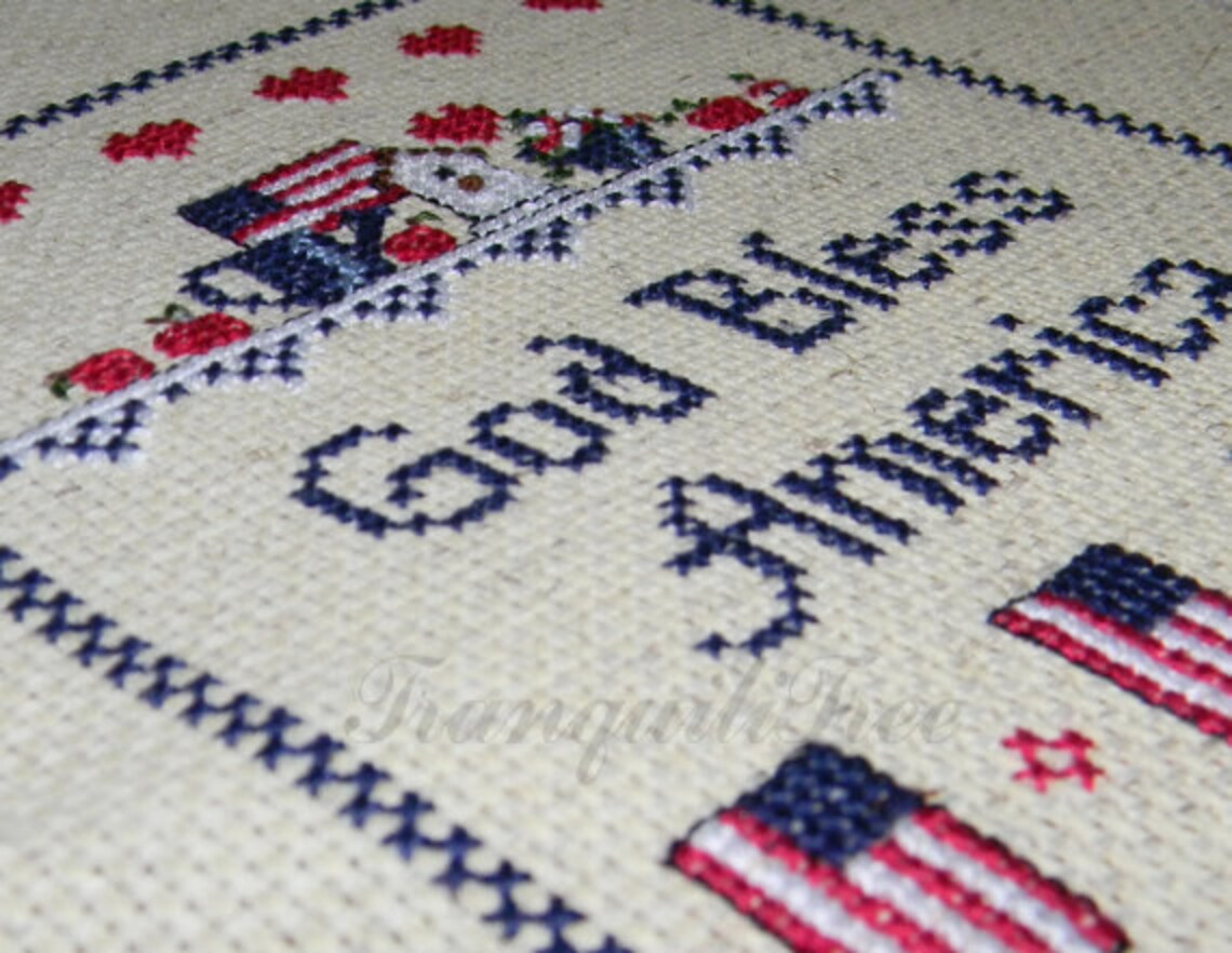 Cross Stitch Sampler Pattern - American Cross Stitch - Cross Stitch ...