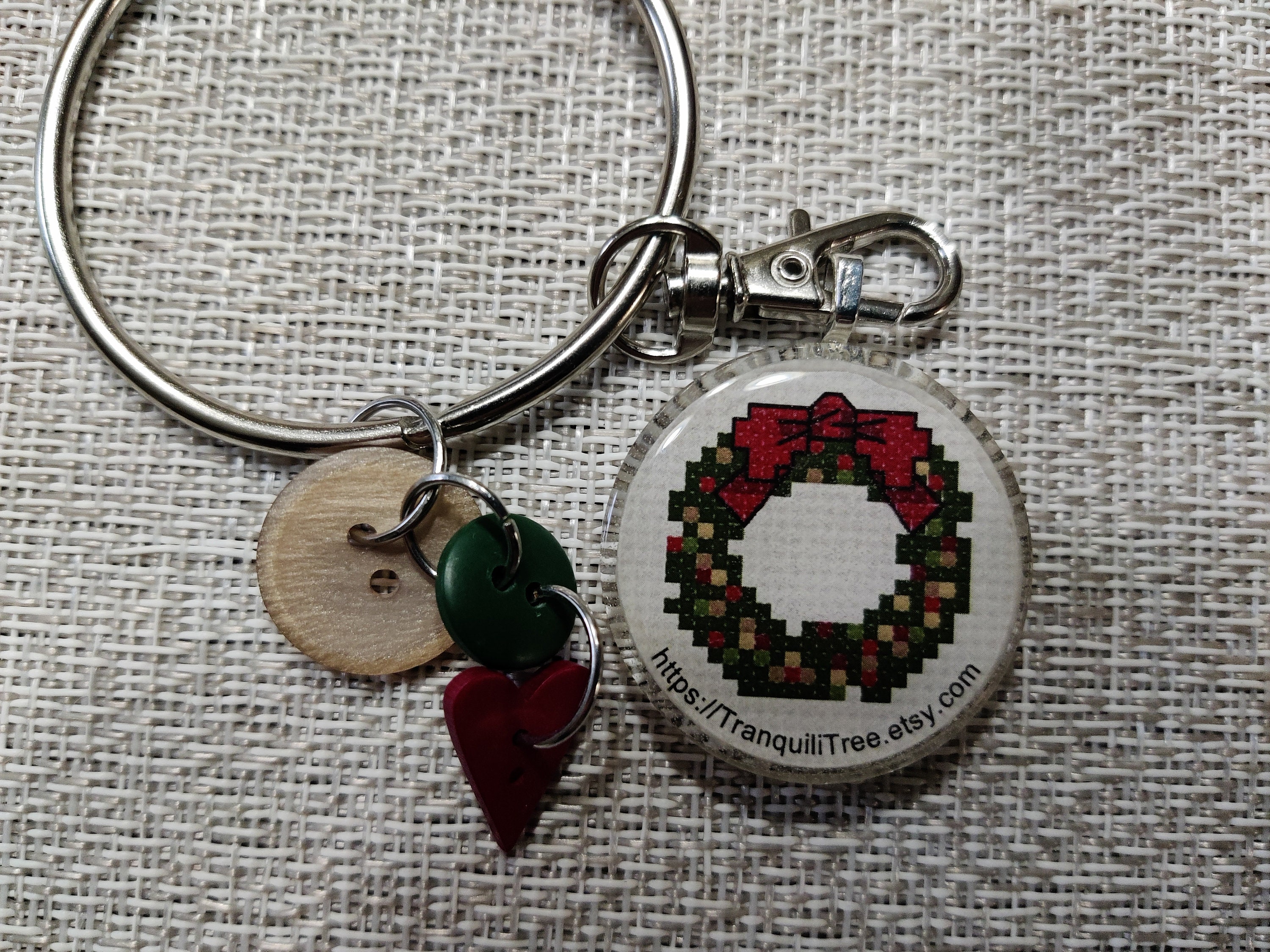 Floss Keeper Floss Bobbin Ring Thread Keeper Wreath Floss Ring