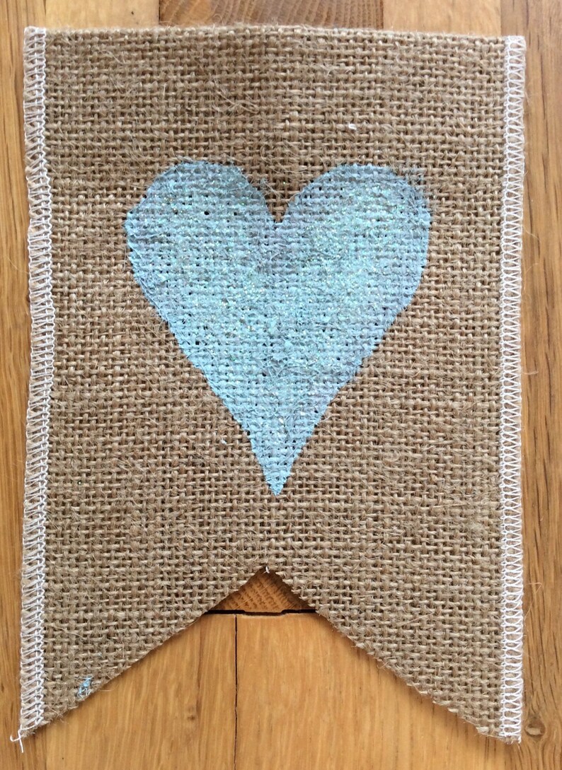 Gender Reveal Party Vintage Hessian Burlap Baby Shower New Baby Bunting Banner