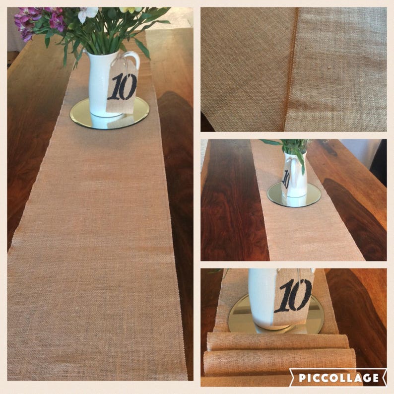 Hessian Table Runner 2 Metres Burlap Weddings Parties Etsy
