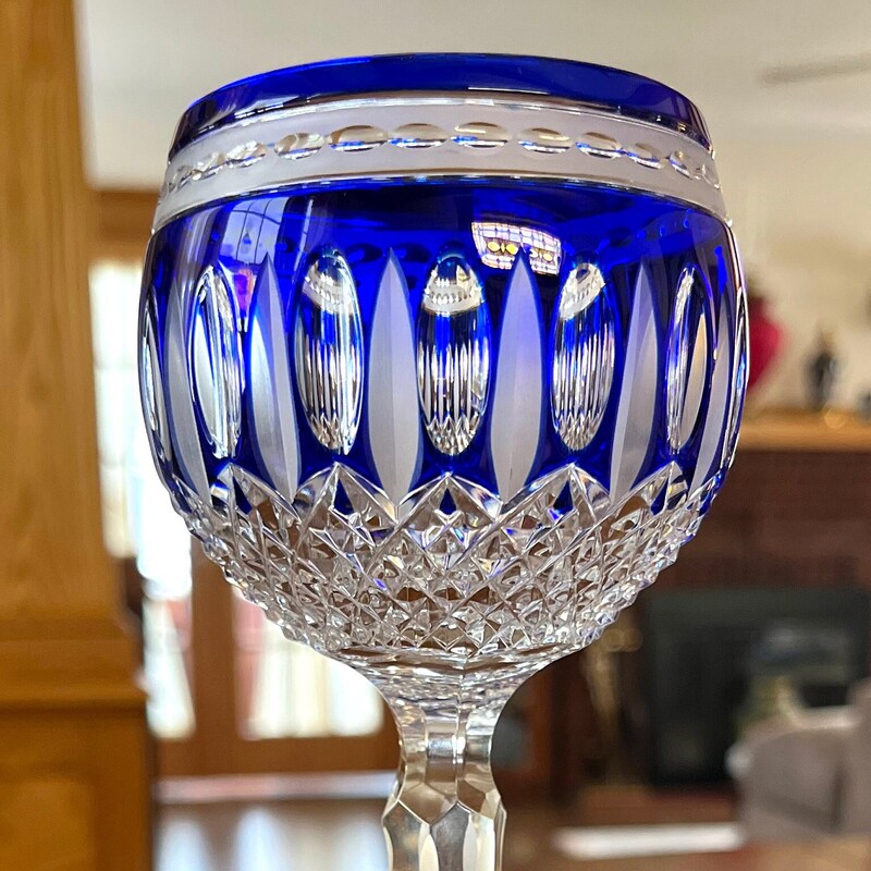 Cobalt Blue Goblets - Etsy