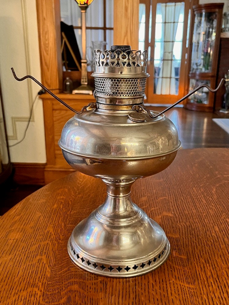 Antique Rayo Oil Lamp Nice rayo Oil Stand Lamp Shade Holder