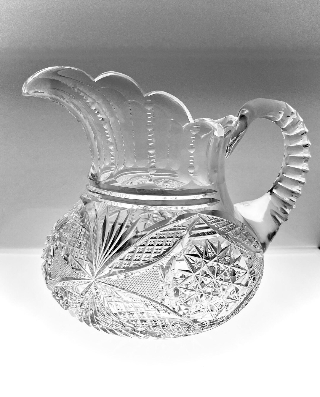 ABP Jug Pitcher JD Bergen-cedar Pattern-large Bergen Cedar Pattern ...