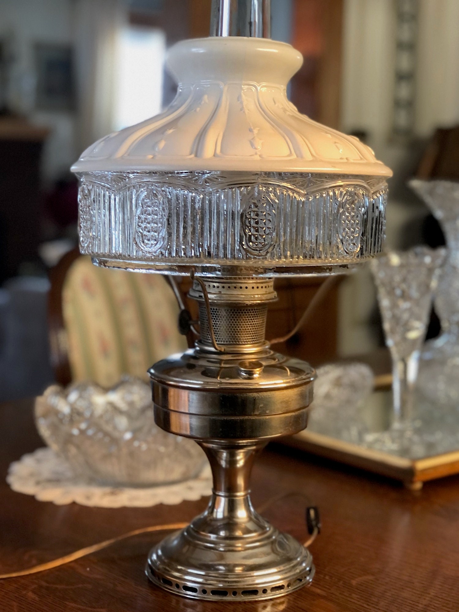 Aladdin Aluminum Table Oil Lamp atelieryuwa.ciao.jp