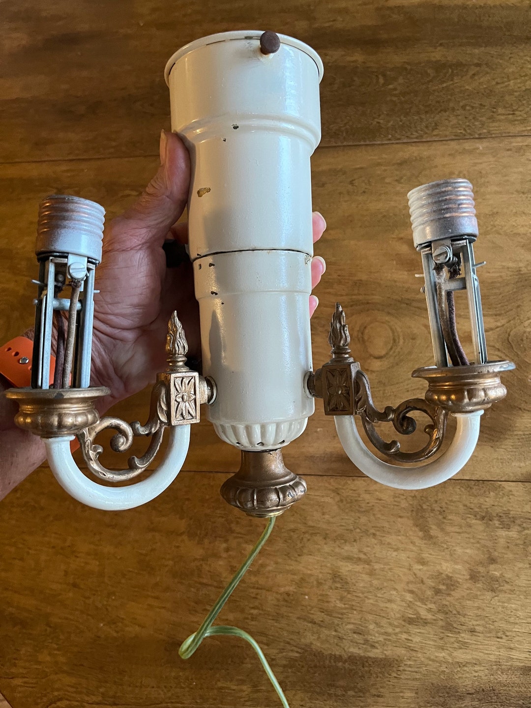 Antique Torchiere Lamp Mogul Cluster 3 Arm Floor Lamp Part Etsy