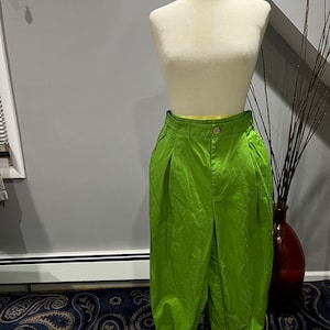 Free People Key Lime Green pants afbeelding 1