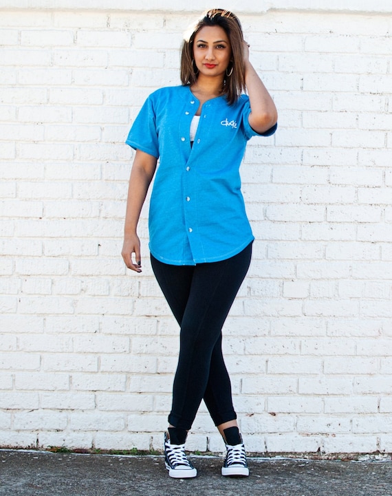 Royal Blue Baseball Jersey Tee Xsmall 
