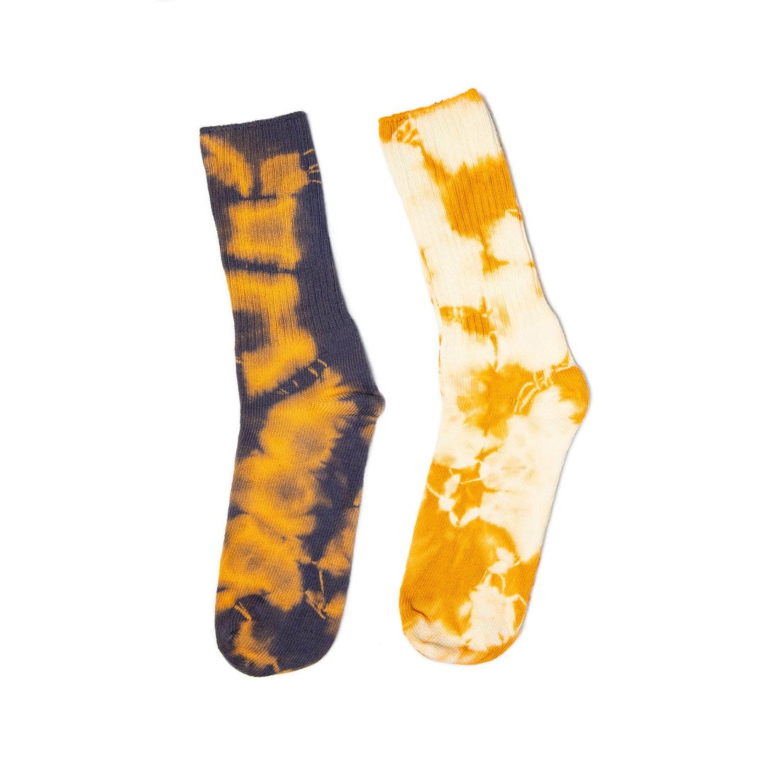 2-pack — Solar Dusk + Solar Sorbet Tie Dye Socks • Orange + Midnight ...