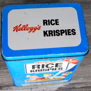 Vintage Rice Krispies Tin Box 1984 SNAP CRACKLE & POP - Etsy