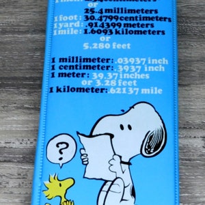 Vintage Snoopy Magnetic Pencil Case ~ Retro School Supply 1965