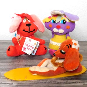 Vintage DREAM PET LOT ~ Lot of 3 Plush ~ Dream Pet & Berrie Plush